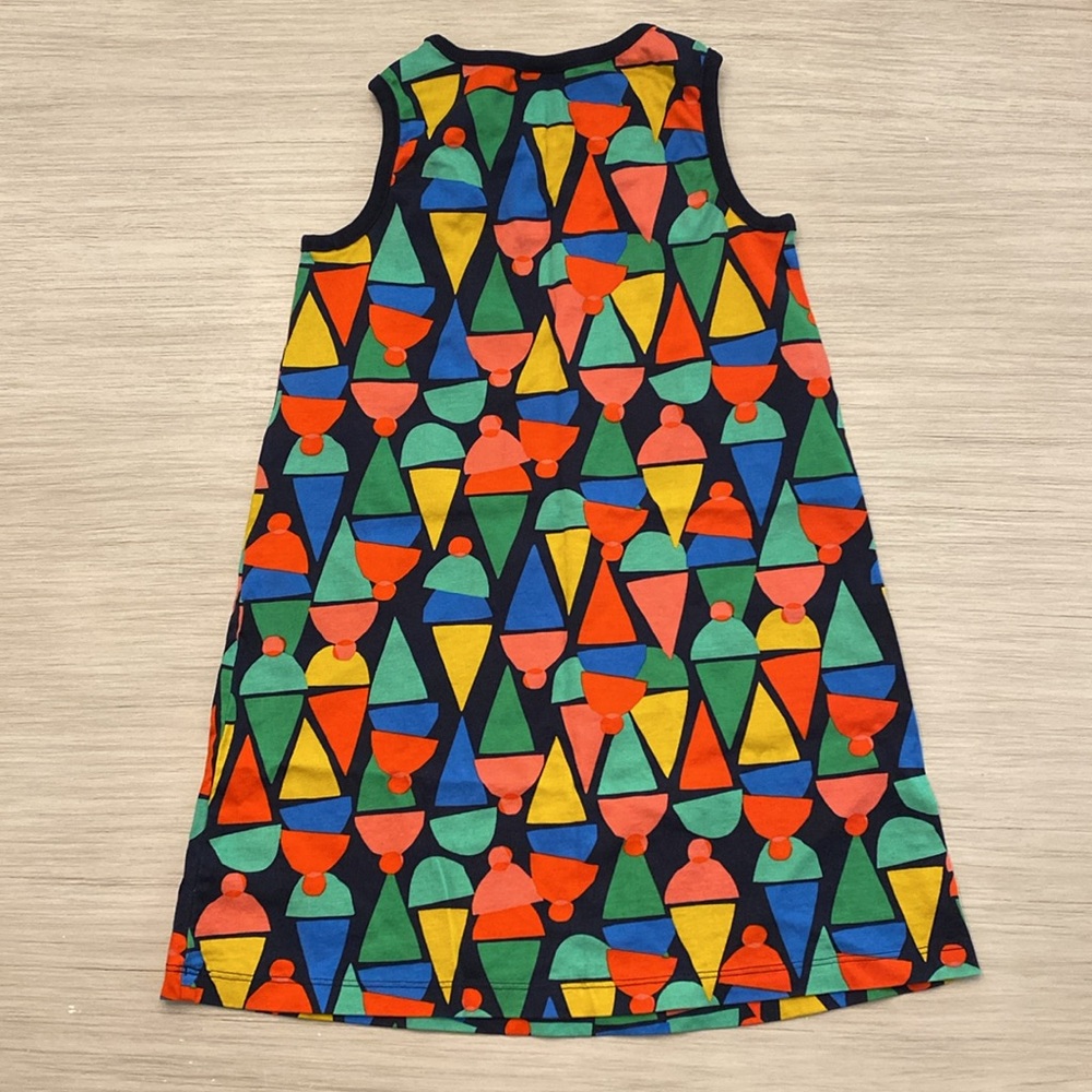 NWOT Hanna Andersson Sleeveless Print Tank Dress, Size 6-7 - Picture 2 of 3